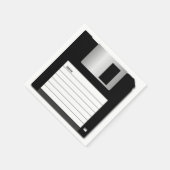Klassieke diskettecomputer Geek Servet (Hoek)