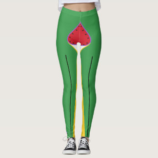 Klassieke Dominica-straatweat kleurrijk Leggings