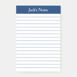 Klassieke door de marine gelinkte gepersonaliseerd post-it® notes