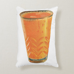 Klassieke Dranken, Glas Sinaasappelsap Ontbijt Accent Kussen