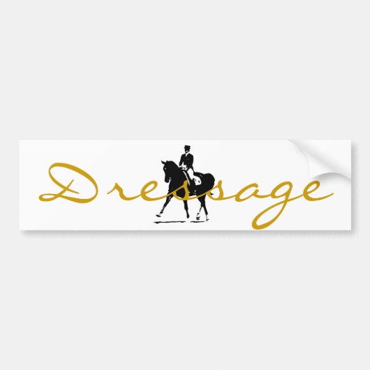 Klassieke dressage 7 bumpersticker (Voorkant)