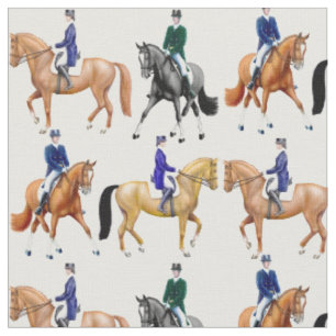 Klassieke dressage Horse Equestrian Fabric Stof