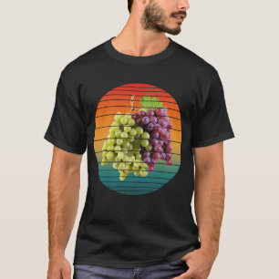 Klassieke druiven vruchten voedsel gezond veganist t-shirt
