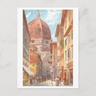 Klassieke Duomo in Florence, Italië, Briefkaart