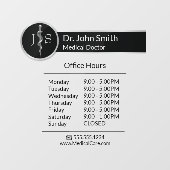 Klassieke Edele Medische Asclepius Staf Openingsur Raamsticker (Vel)