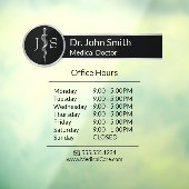 Klassieke Edele Medische Asclepius Staf Openingsur Raamsticker (Vel 3)