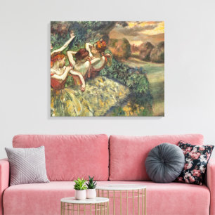 Klassieke Edgar Degas Vier Danseressen Ballet Kuns Canvas Afdruk