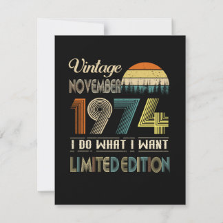 Klassieke editie november 1974 Wat ik wil beperkte Kaart