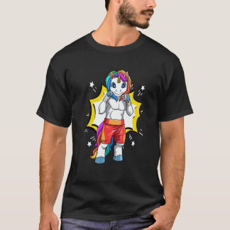 Klassieke Eenhoorn Karate Taekwondo MMA Judo T-shirt