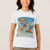 Klassieke eenvoud Tri-Blend shirt (Voorkant)