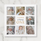 Klassieke Eenvoudige Aangepaste Foto Bedankjes Labels (Voorkant)