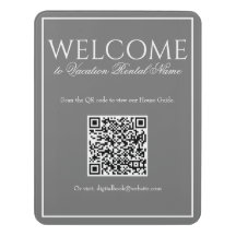 Klassieke eenvoudige grijze digitale QR-code Welko