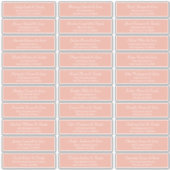 Klassieke Eenvoudige scriptweduwnaar gastnamen Adr Sticker (Voorkant)