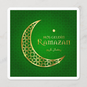 Klassieke Eid Mubarak Ramadan Greetings Card Kaart