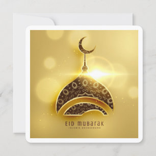 Klassieke Eid Mubarak Ramadan Greetings Card Kaart