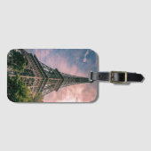 Klassieke Eiffeltoren Parijs Frankrijk Foto Bagagelabel (Voorkant (horizontaal))