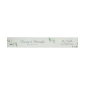Klassieke Elegance Script Greenery return address (Individueel)