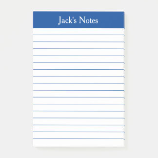 Klassieke Elegant Blue-led, speciaal gepersonalise Post-it® Notes