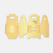 Klassieke Elegant Gold Hartelijk dank voor de zege Bedankdoosjes (Uitgevouwen)