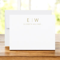 Klassieke Elegant Goud Modern Minimalist Dank u