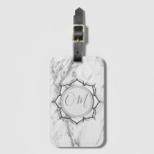 Klassieke Elegant Marble OM Bagagelabel (Voorkant (verticaal))