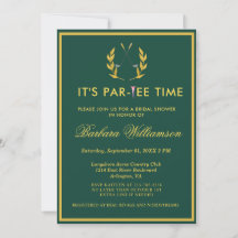 *Klassieke Elegante Golf Thema Bruidsborrel