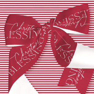 Klassieke Elegante Kerstwensen Vakantie Lint