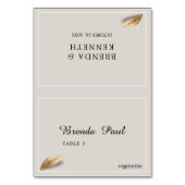 Klassieke & Elegante Tafelkaartjes Kaart (Voorkant)