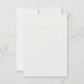 Klassieke Elegante Wilde Bloemen Bruiloft QR code RSVP Kaartje (Achterkant)