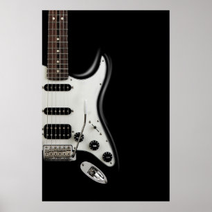 Klassieke elektrische gitaar - Iconische Stratocas Poster