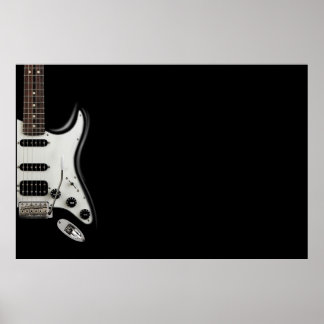 Klassieke elektrische gitaar - Iconische Stratocas Poster