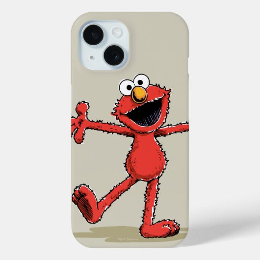 Klassieke Elmo Case-Mate iPhone Case (Achterkant)