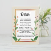 Klassieke en elegante, geavanceerde behuizing kaart (Staand voorkant)