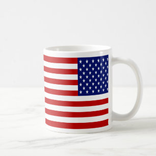 Klassieke en koele Amerikaanse vlag Patriottisch Koffiemok