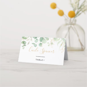 Klassieke Eucalyptus Gold Leaf Formal Wedding