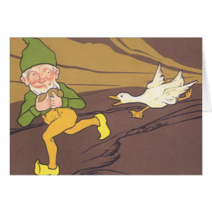 Klassieke fabel van de gans die de gouden eieren l