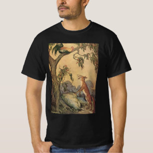 Klassieke fabels van Aesopus, Vos, Haantje en de H T-shirt