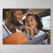 Klassieke familie monogram foto & naam folie afdrukken (Voorkant)