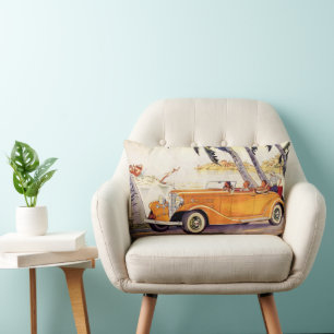 Klassieke familievakantie in een cabriolet kussen