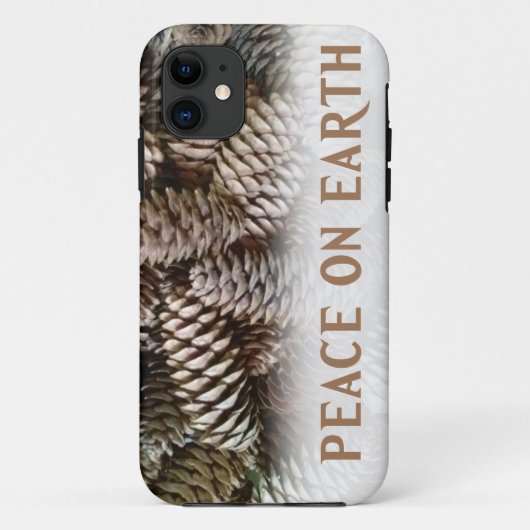 Klassieke feestdag Pine Kone Peace on Earth Case-Mate iPhone Case (Achterkant)