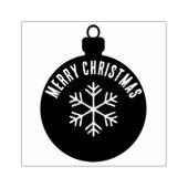 Klassieke feestelijke kerstversiering 	rubberstempel (Afrduk)