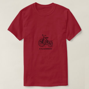 Klassieke fiets t-shirt