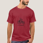 Klassieke fiets t-shirt (Voorkant)
