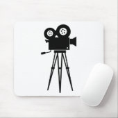 Klassieke filmcamera muismat (Met muis)