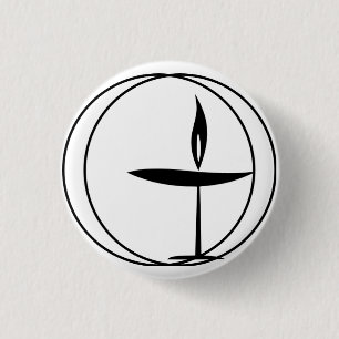 Klassieke "Flaming Chalice" Ronde Button 3,2 Cm