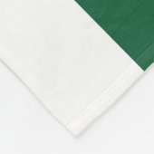 Klassieke flesjes Groen en Witte strepen Fleece Deken (Hoek)