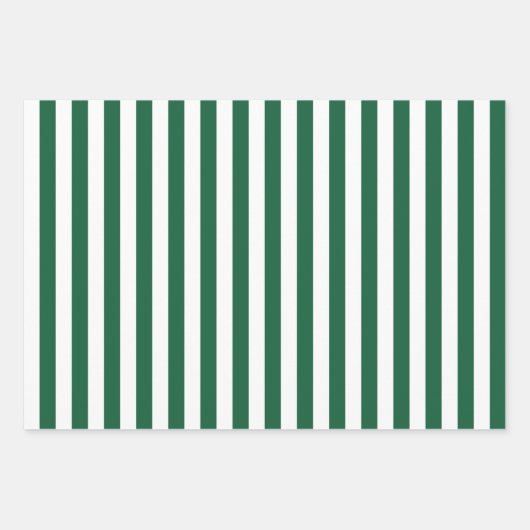  Klassieke flesjes Groen en Witte strepen Inpakpapier Vel (Voorkant)