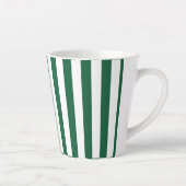Klassieke flesjes Groen en Witte strepen Latte Mok (Rechts)