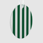  Klassieke flesjes Groen en Witte strepen Ornament (voorkant)