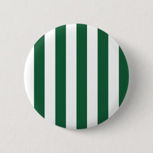  Klassieke flesjes Groen en Witte strepen Ronde Button 5,7 Cm